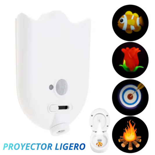 Proyector de Inodoro con Sensor – Apunta Bien Incluso de Noche